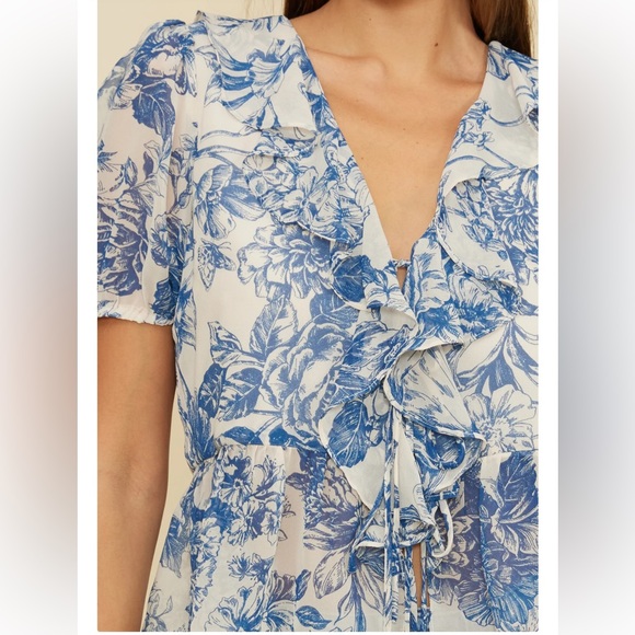 Lucy Paris Bee Ruffle top - Picture 4 of 10